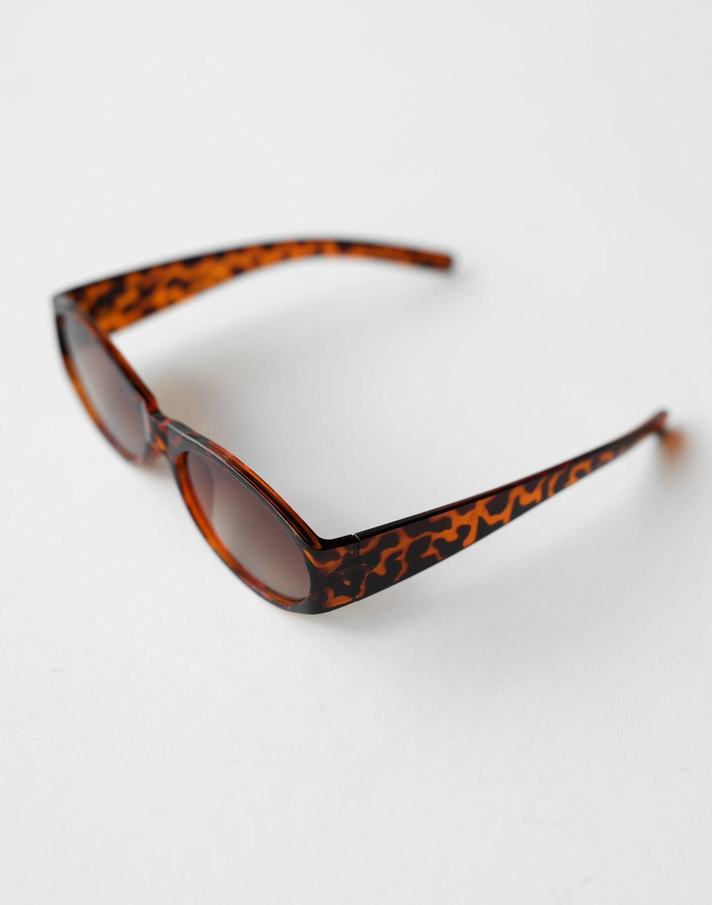 Leila Sunglasses (Tort) - Rectangular Frame Sunglasses - Women's Accessories - Charcoal Clothing